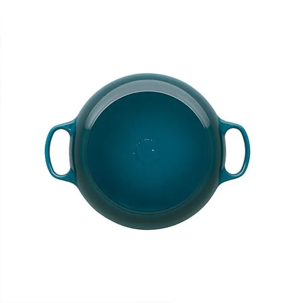 Le Creuset Signature Cast Iron Deep Teal Shallow Casserole - All Sizes