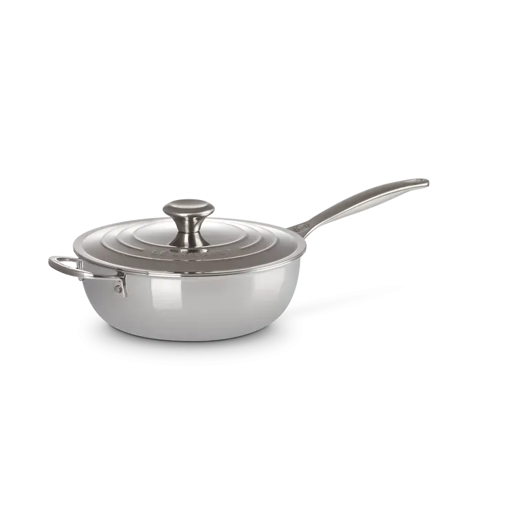 Le Creuset Signature Stainless Steel 24cm Non Stick Saute Pan