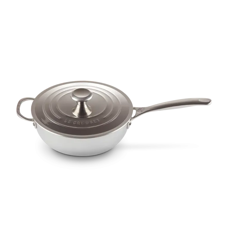 Le Creuset Signature Stainless Steel 24cm Non Stick Saute Pan