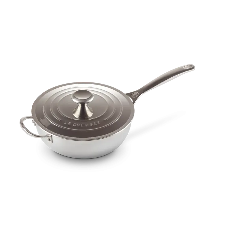 Le Creuset Signature Stainless Steel 24cm Non Stick Saute Pan
