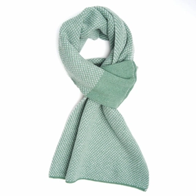 Light Green And Beige Cashmere Neck Warmer Hot Sale Today Grab Save Today
