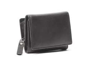 Oran - Rh485 Vikky Small Rfid Leather Wallet W Coin Section - Navy Special Savings Today