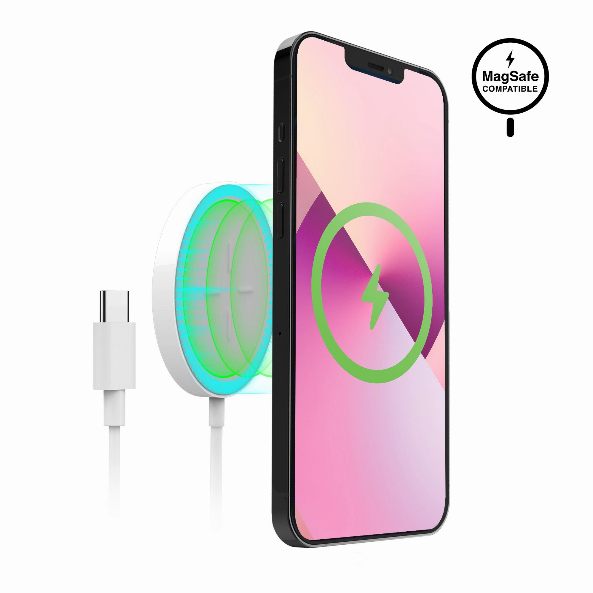 MustHave Items Universal Magnetic 15W Wireless Fast Charger For Iphone 12 Series
