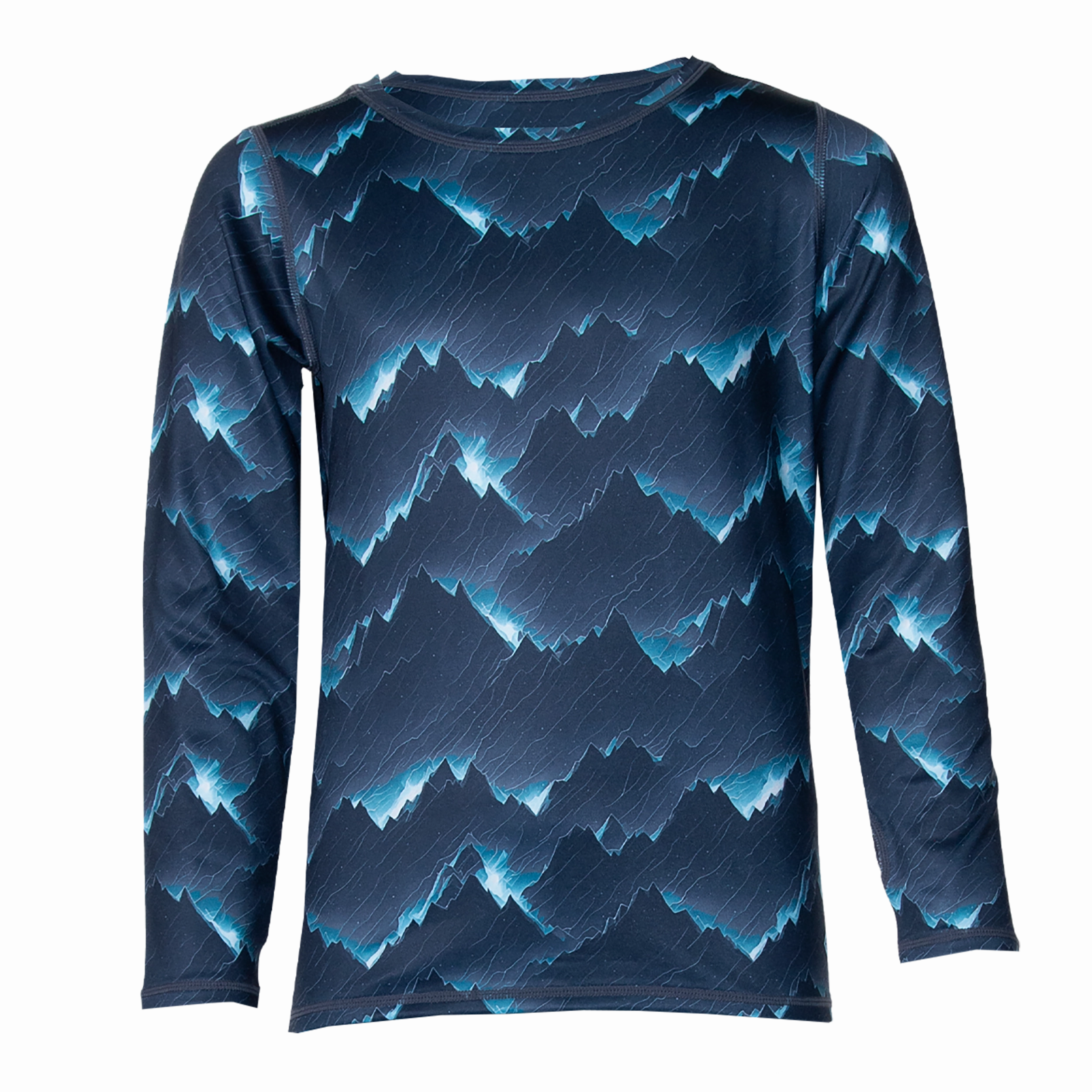 Clearance Alert Now Best Deal Today Youth Micro-Elite Chamois Print Crew - Mountain Storm