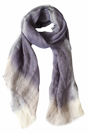 Shop Hot Picks Today Only Discount Alert Beautiful Blue Scarf In Linen
