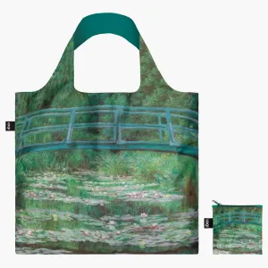 Loqi Tote Bag With Zip Pouch - Claude Monet Japanese Footbridge Today Only Savings