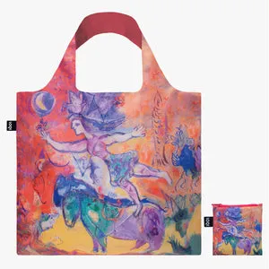 Daily Deal Frenzy Loqi Tote Bag With Zip Pouch - Marc Chagall The Circus