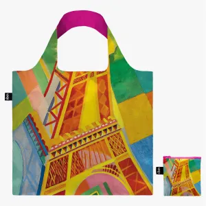 Loqi Tote Bag With Zip Pouch - Robert Delaunay -  Eiffel Tour MustHave Gift Ideas
