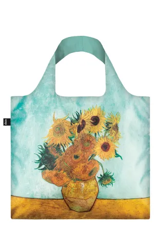 Loqi Tote Bag With Zip Pouch - Vincent Van Gogh - Vase With Sunflowers Bag Clearance Event Alert MustHave Steals