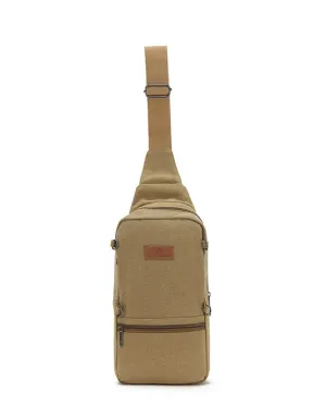 Clearance Savings Now Special Steal Event Louise Berry - Lb012-B Canvas Sling Backpack - Khaki