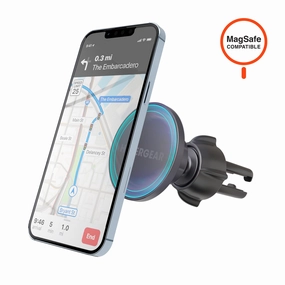 Steal the Deal Now Flash Discount Today Mag Grip Magnetic Phone Mount With Magsafe | For Iphone 15, 14, 13 Series | Vent | Black