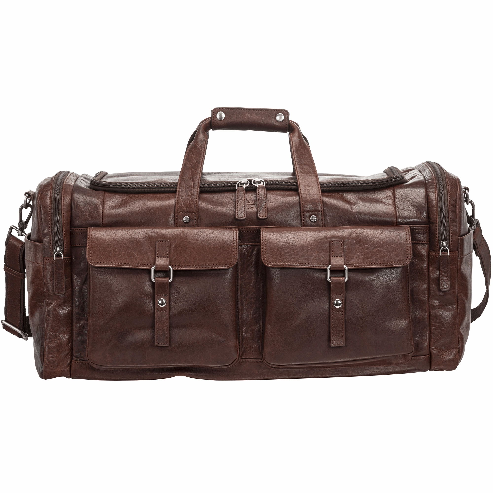 Online Deal Frenzy Mancini Leather Buffalo Large Duffle Bag