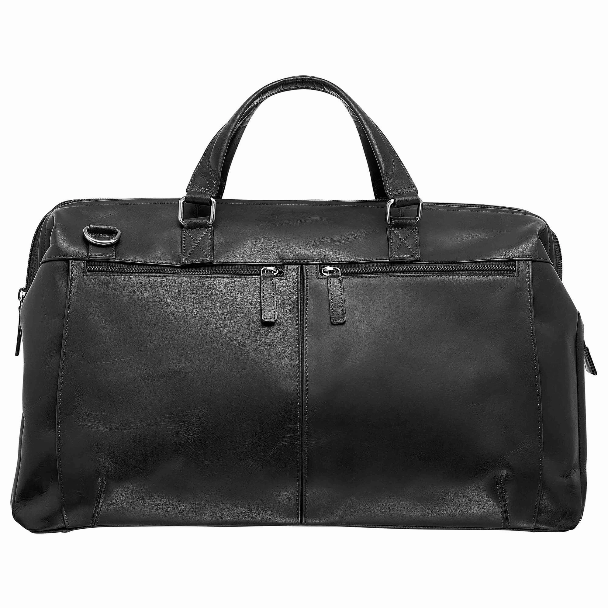 Clearance Savings Now Trending Hot Picks Mancini Leather Classic Carry-On Duffle Bag