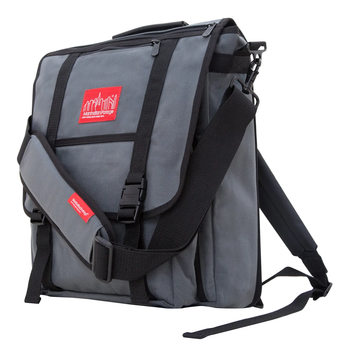 Manhattan Portage Commuter Laptop Bag (17 In.) With Back Zipper Instant Hot Deal