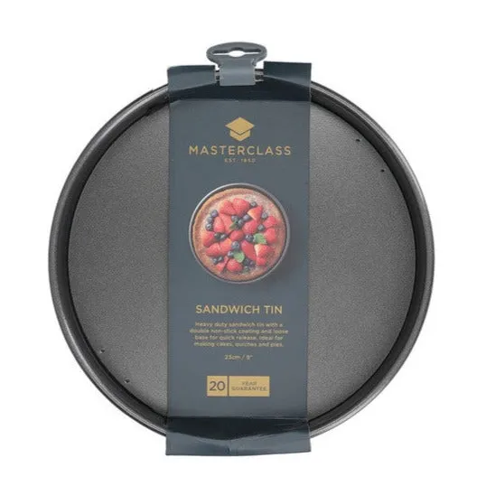 MasterClass Non-Stick 23cm/9" Loose Base Sandwich Pan