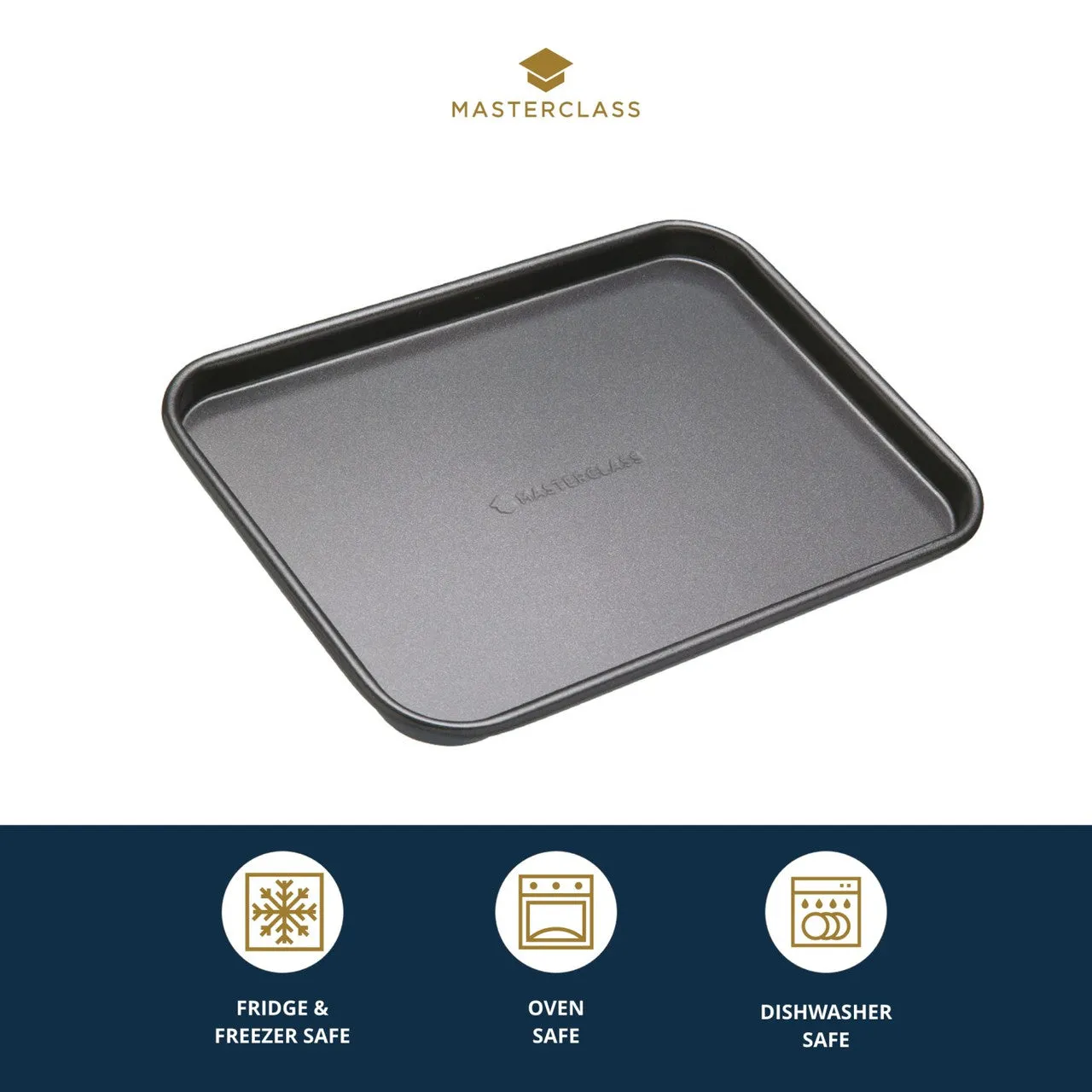 MasterClass Non-Stick 24cm x 18cm Baking Tray