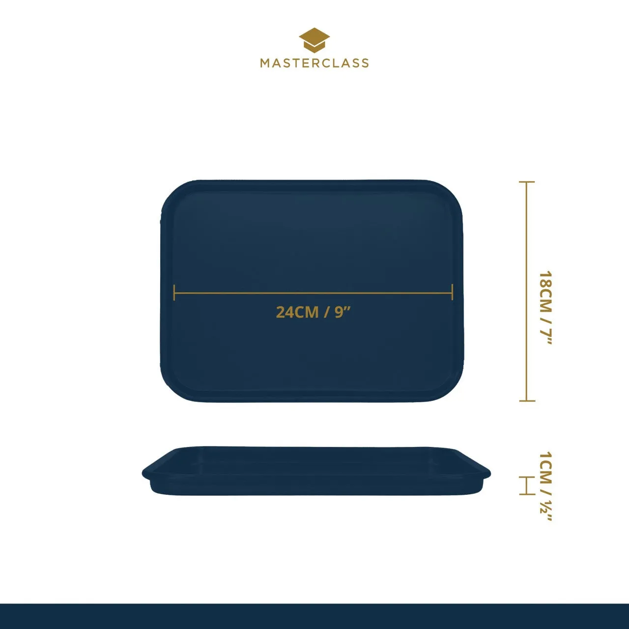 MasterClass Non-Stick 24cm x 18cm Baking Tray