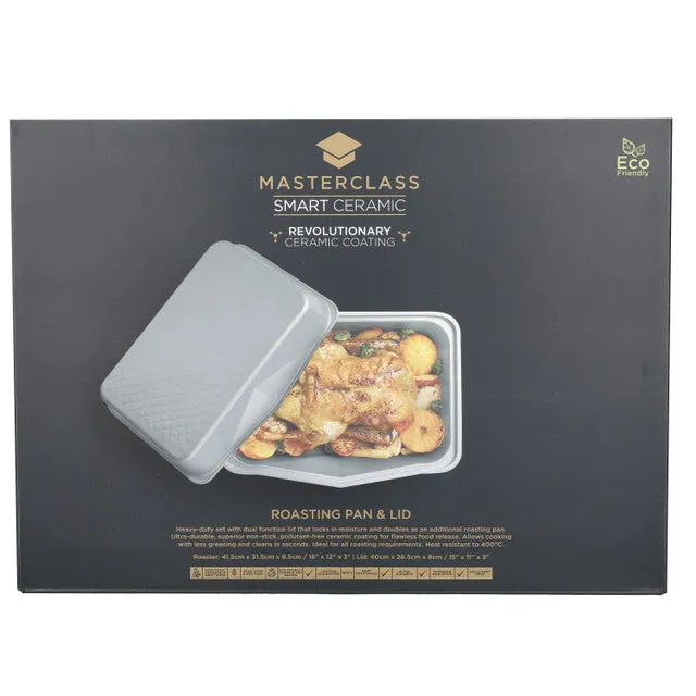 MasterClass Smart Ceramic Roaster & Lid