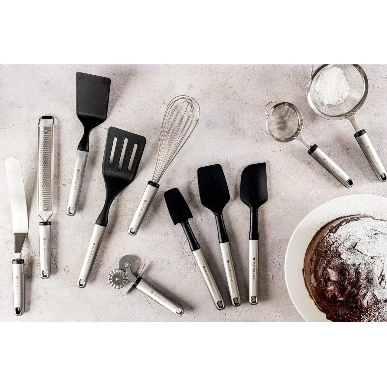MasterClass Soft Grip Stainless Steel 30cm Short Turner