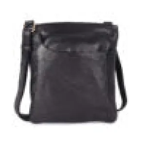 Exclusive Deal Inside Oran - Rh-2628 Leeds Leather Side Sling Bag - Black