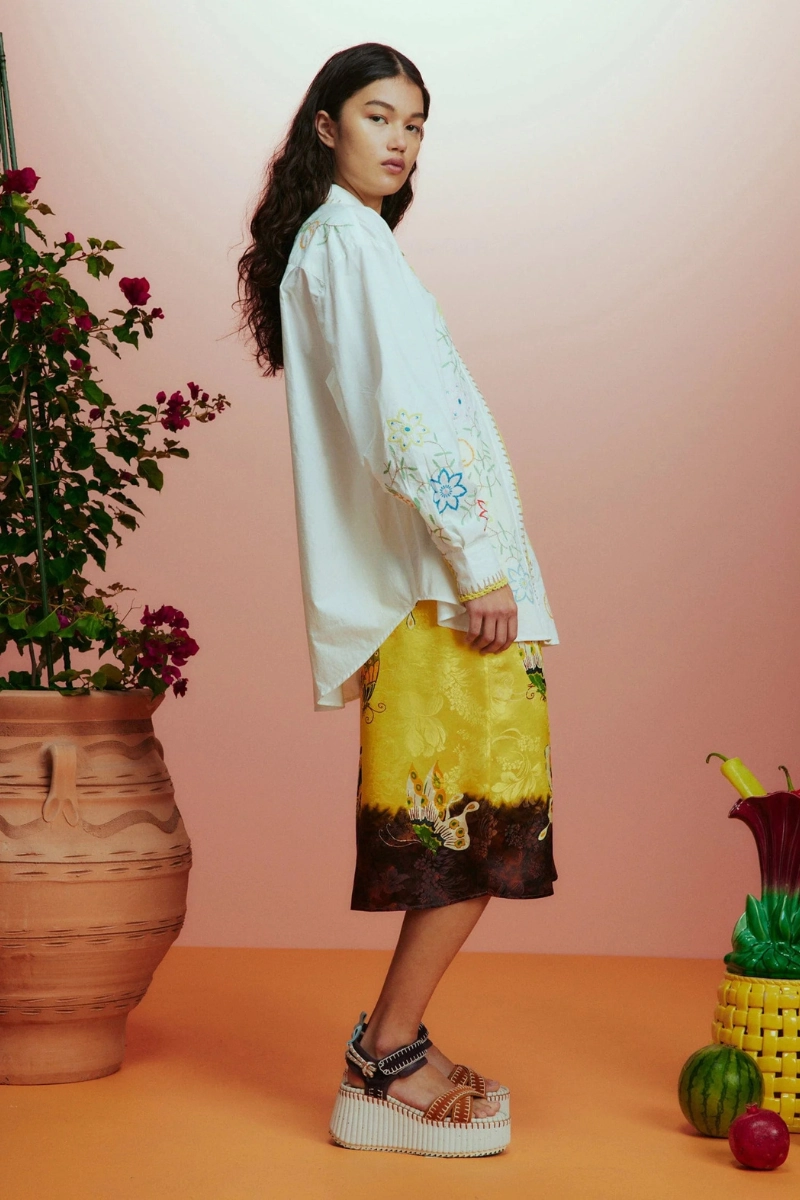 Mega Online Discount Olivia Embroidered Shirt