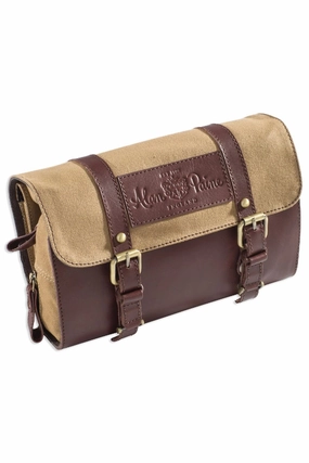 Alan Paine Canvas Multi-Pocket Wash Bag Mega Sale Now Flash Pick Today