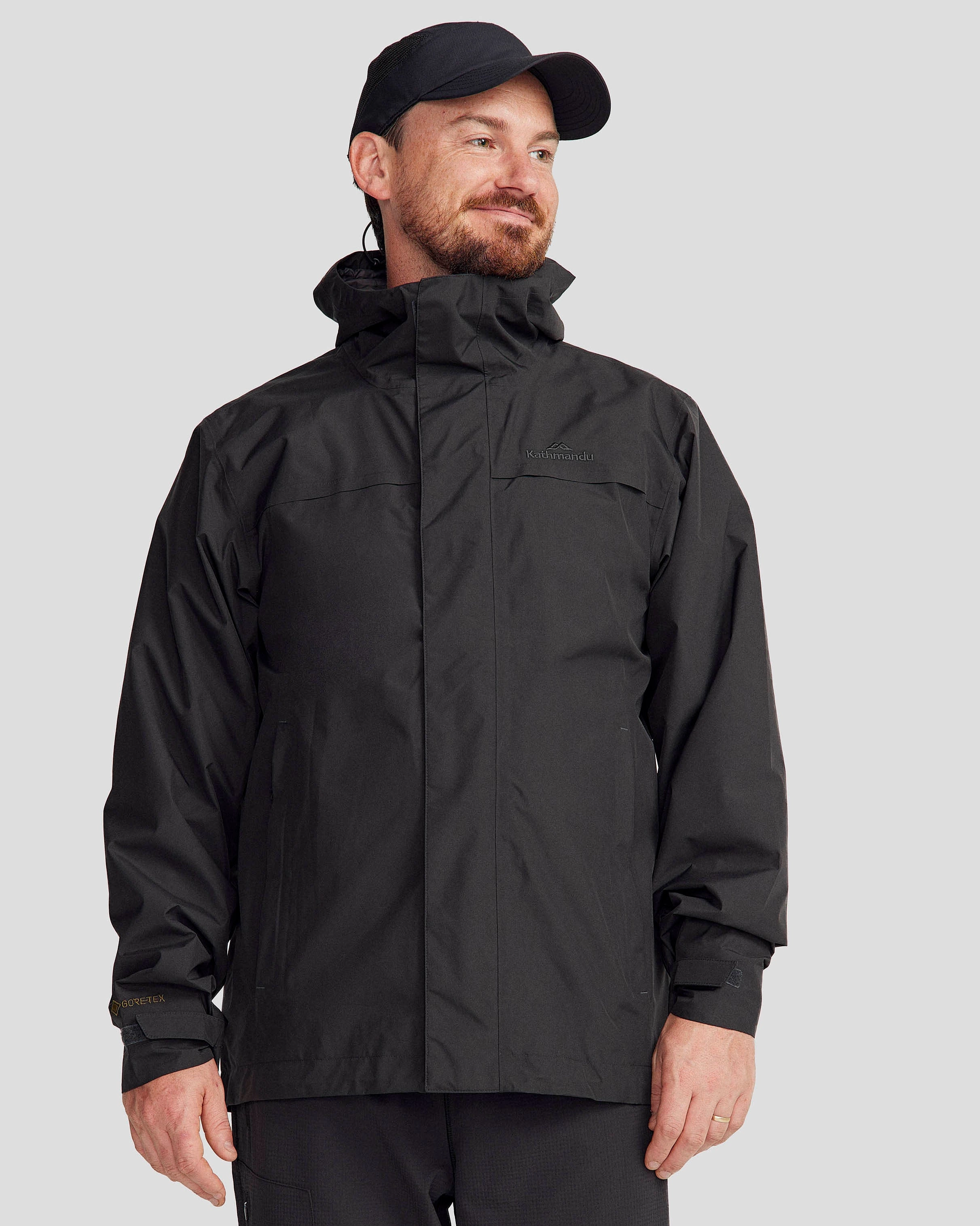 Men'S Bealey 2L Gore-Tex Rain Jacket - Black Stingray Grab It Fast