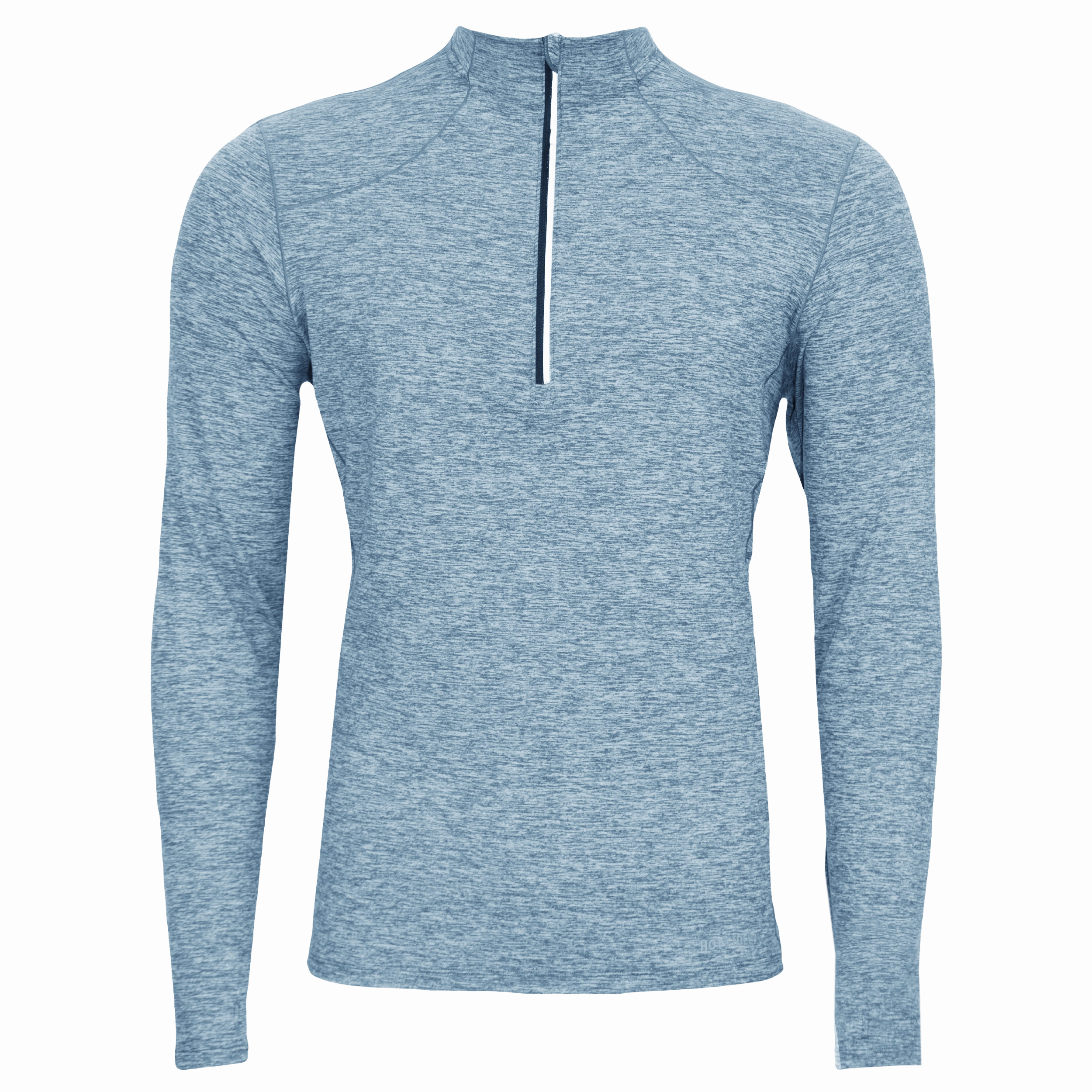 Clearance Event Todays Mega Savings Men'S Clima-Tek Zip-T - Ashley Blue Heather