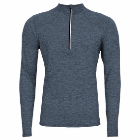 Instant Hot Deal Shop the Best Deals Men'S Clima-Tek Zip-T - Nightfall Heather