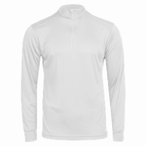 Men'S Peach Skins Solid Zip-T - White MustHave Deals Flash Discount Today