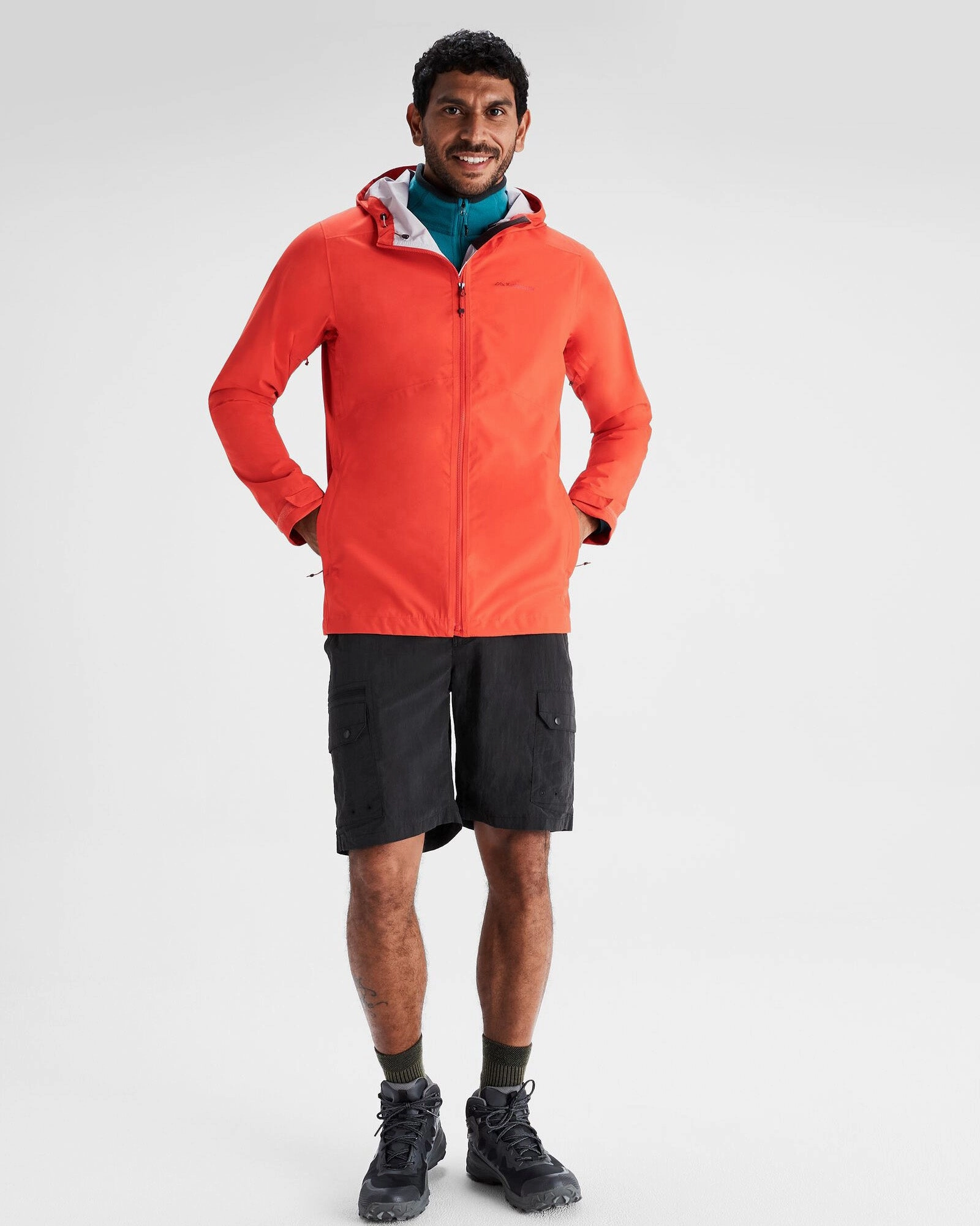 Men'S Trailhead Stretch 2.5-Layer Rain Jacket - Hut Orange Todays Hot Savings