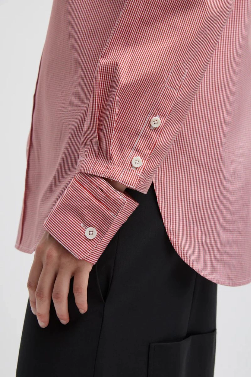 Best Seller Deal Mini Check Slim Shirt