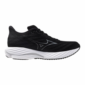Online Exclusive Deal Mizuno Wave Rider 28 Mens | Black/Silver/Ebony