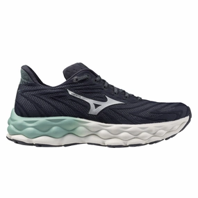 Mizuno Wave Sky 8 Womens | India Ink/Neo Silver/Dusty Jad Grab It Fast Hot Sale Today
