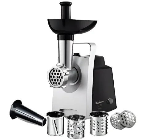 Moulinex Meat Mincer 3 In 1, 1400Watts, Black