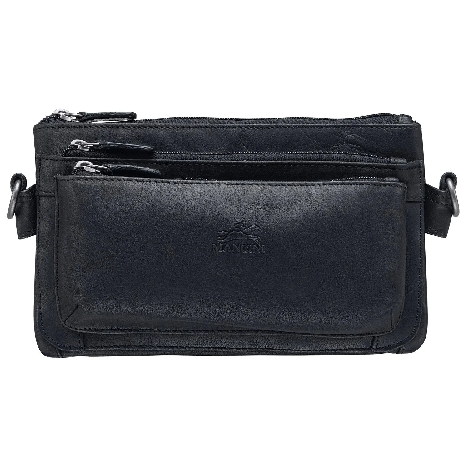 Hot Sale Alert Multi Function Waist Bag, 9.5" X 2" X 5.5", Black