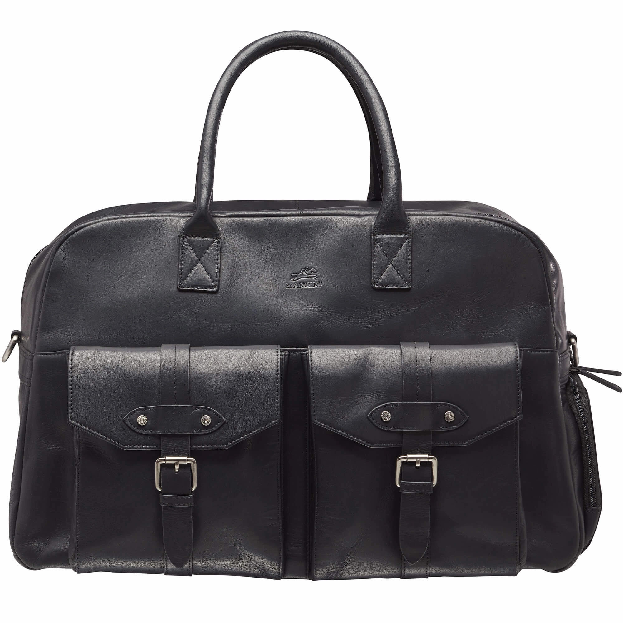 MustHave Clearance Exclusive Online Offer Mancini Leather Buffalo Classic Duffel Bag