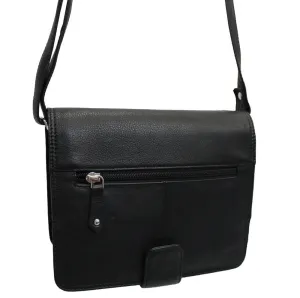 Dont Miss Todays Deal Franco Bonini - 1321 Leather Organised Handbag - Black
