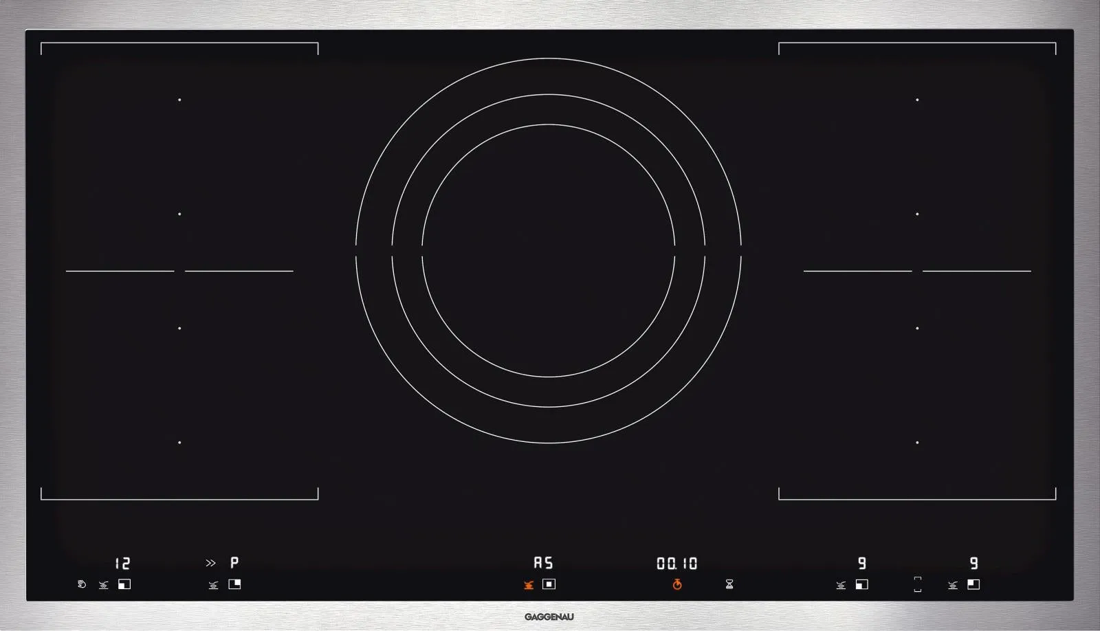 NIB Gaggenau VI492611 36" Smoothtop 5 Element Touchpad Flex Induction Cooktop