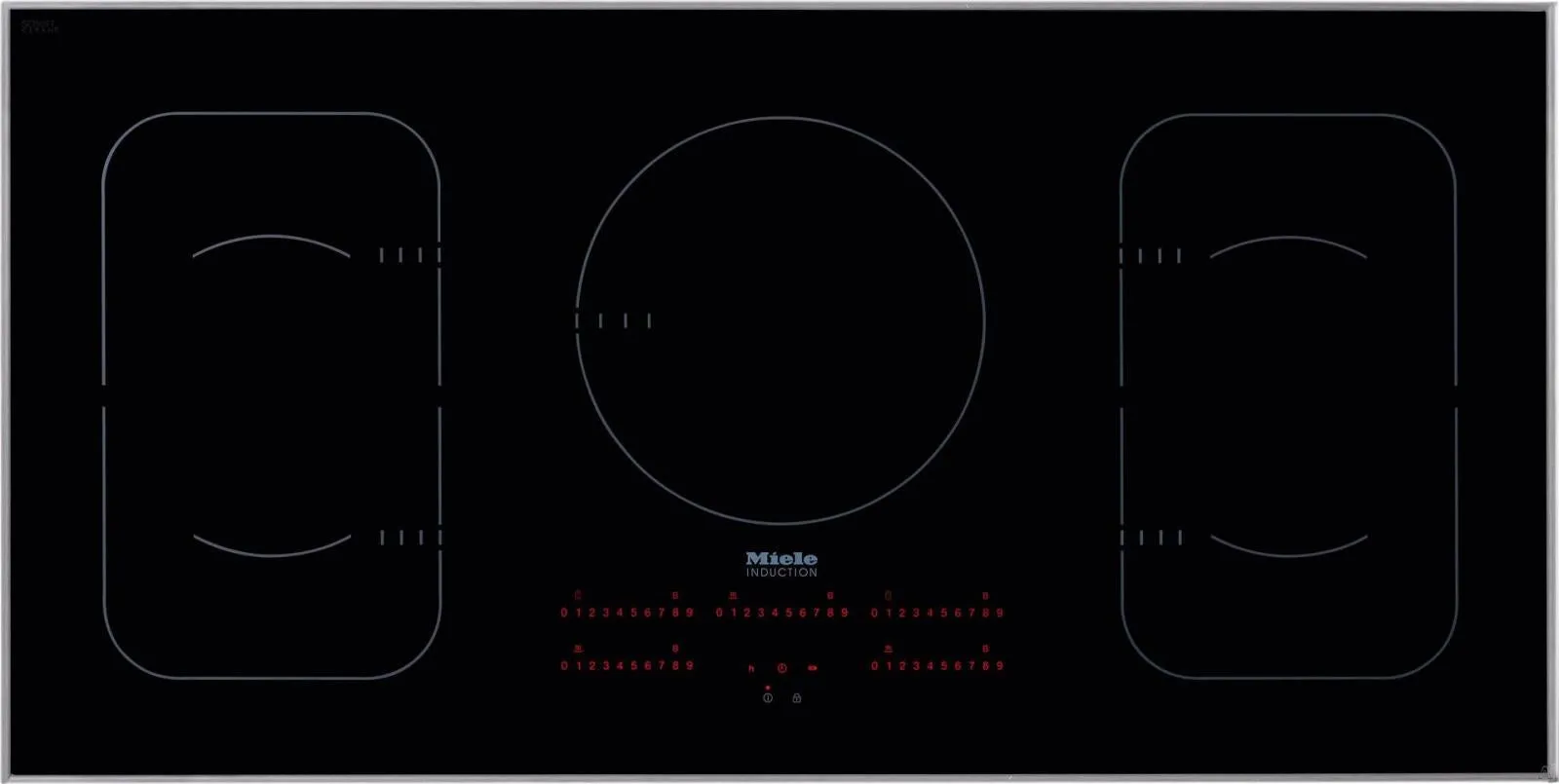 NIB Miele 42" PowerFlex Techn 5 Cooking Zones Framed Induction Cooktop KM6377
