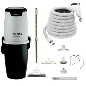Nilfisk Supreme 150 Central Vacuum with Standard Air Attachment Kit