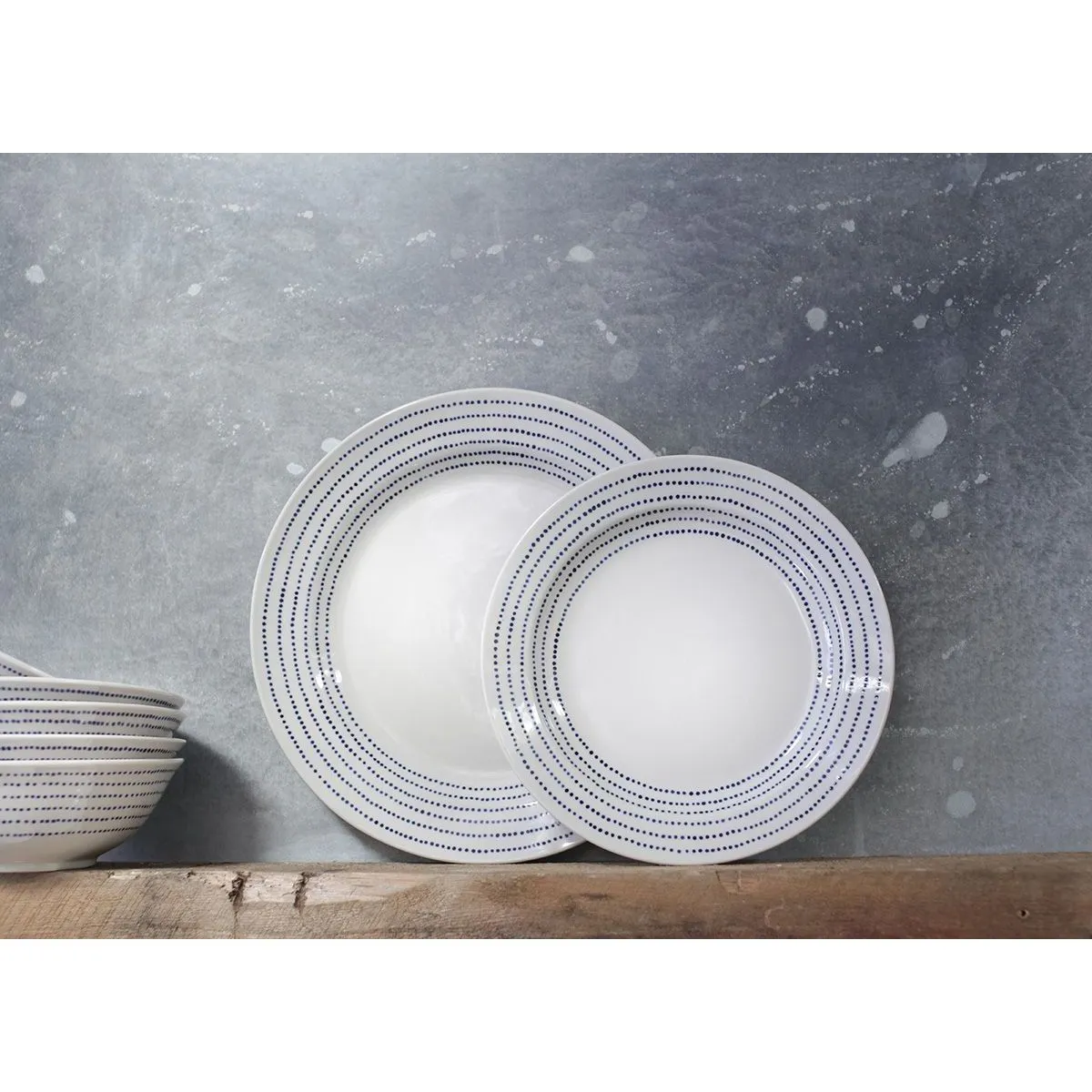 Nkuku Bria Indigo Dinner Plate