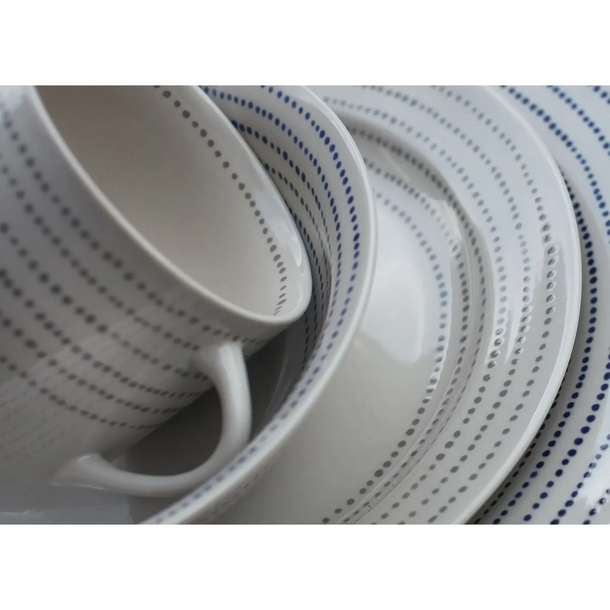 Nkuku Bria Indigo Dinner Plate