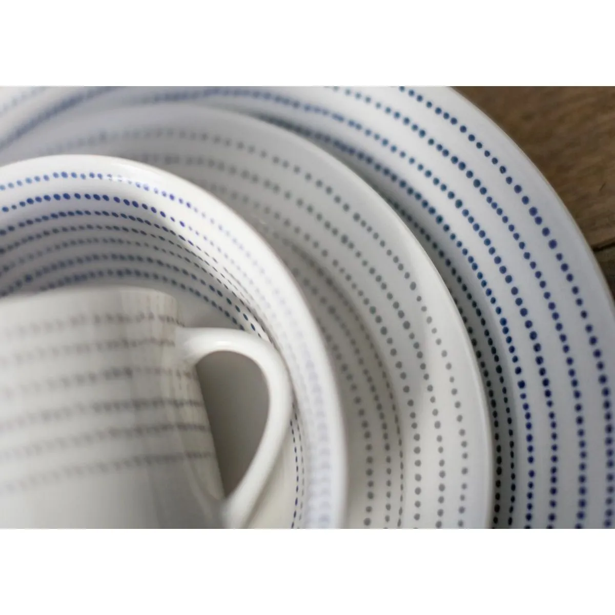 Nkuku Bria Indigo Dinner Plate