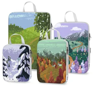 Oil Painting Compression Packing Cubes Instant Savings Deal Limited Edition Offer