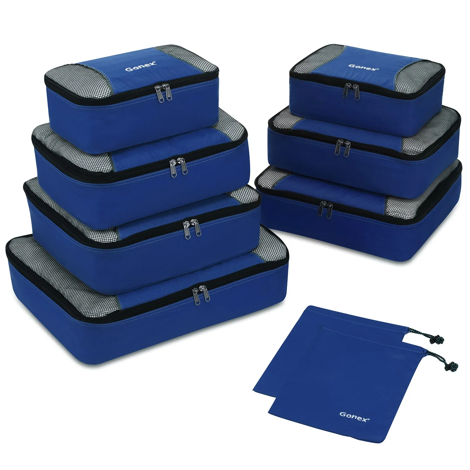 Gonex Packing Cubes For Suitcase, Set Of 9 Perfect Gift Sale