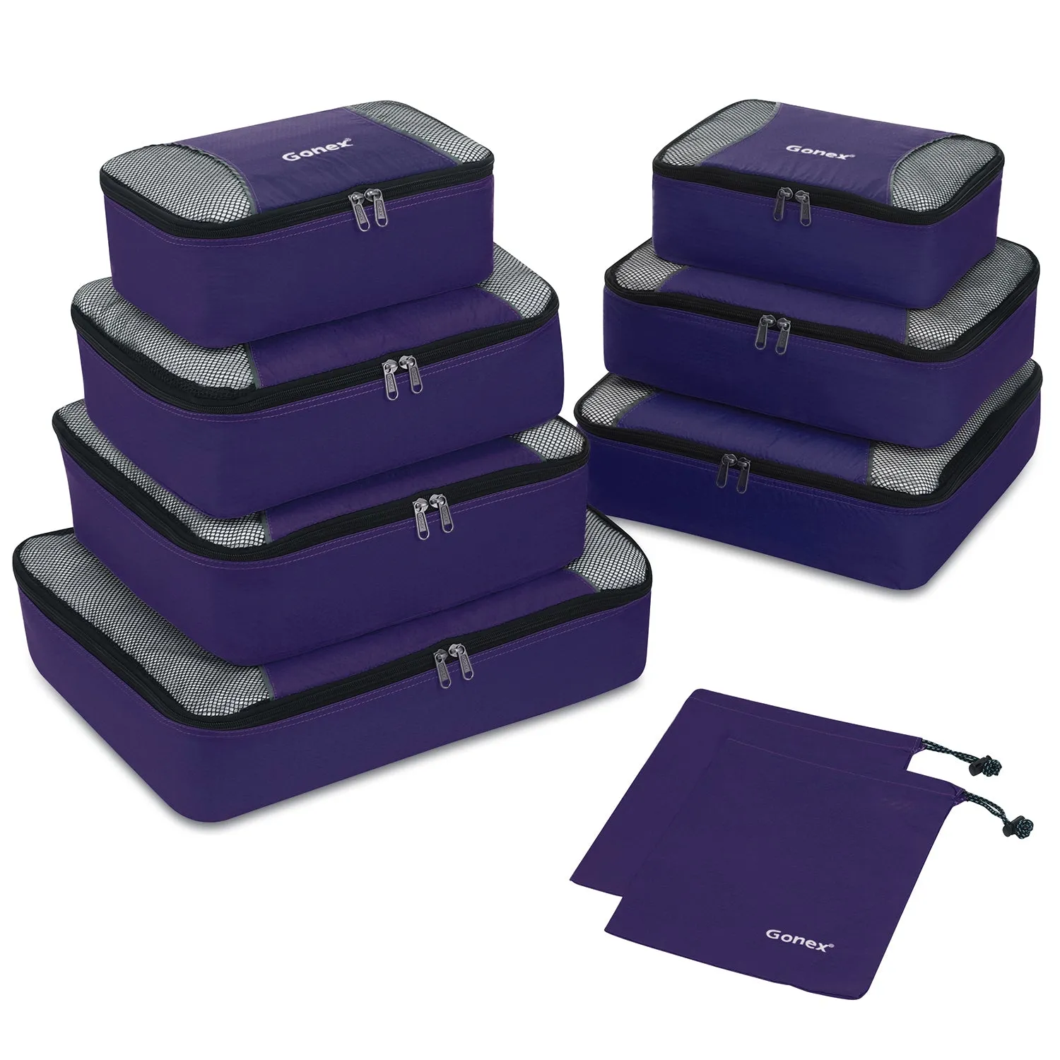 Clearance Steal Today Mega Discount Today Gonex Packing Cubes For Suitcase, Set Of 9