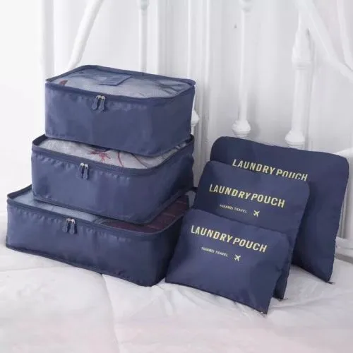 Dont Wait Save Today 6 Piece Packing Cubes Travel Luggage Organisers