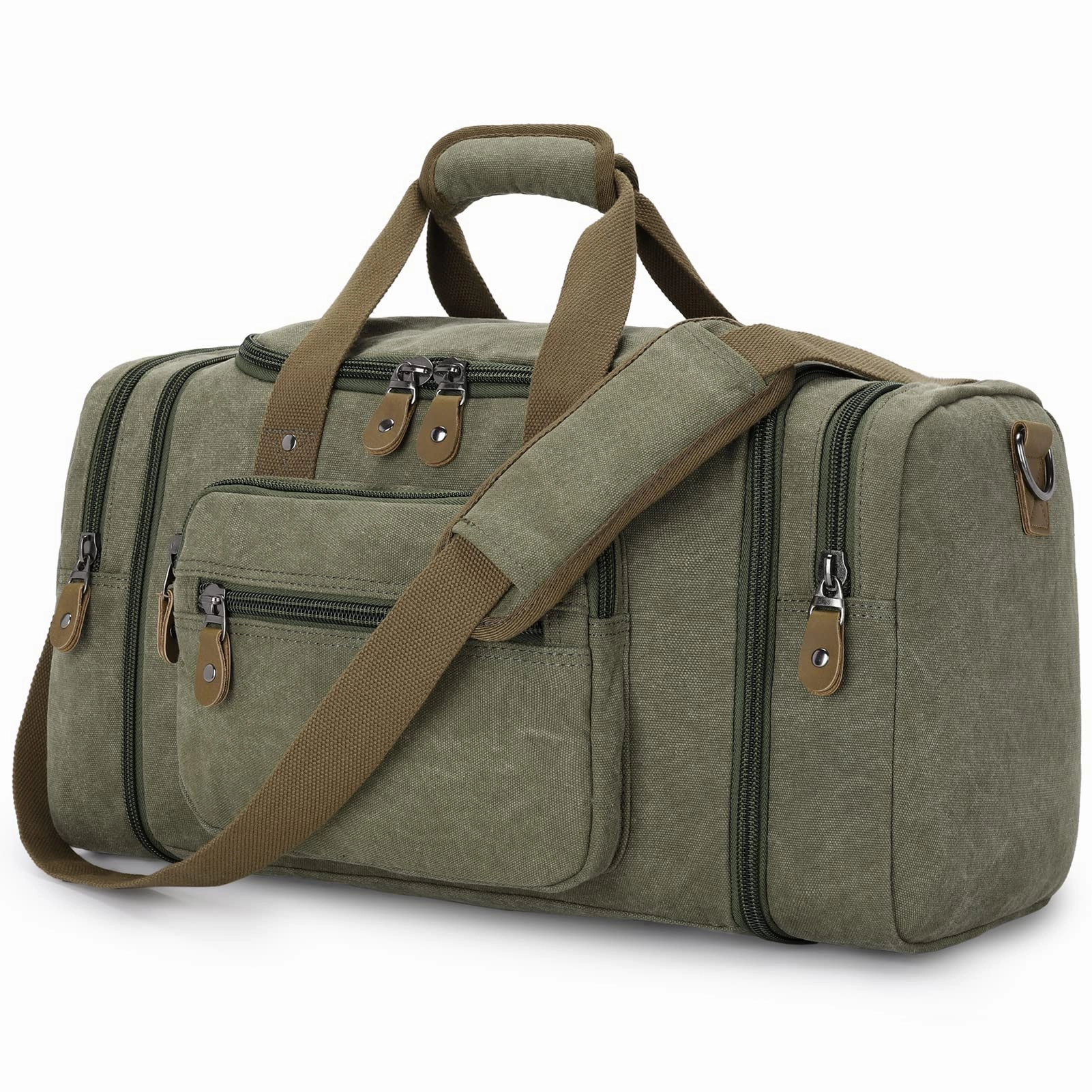 EndofWeek Deals Gonex 50L Canvas Duffle Bag