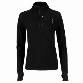 Women'S La Montaa Fleece Zip-T - Black/Black Shop Grab Savings Mega Discount Event